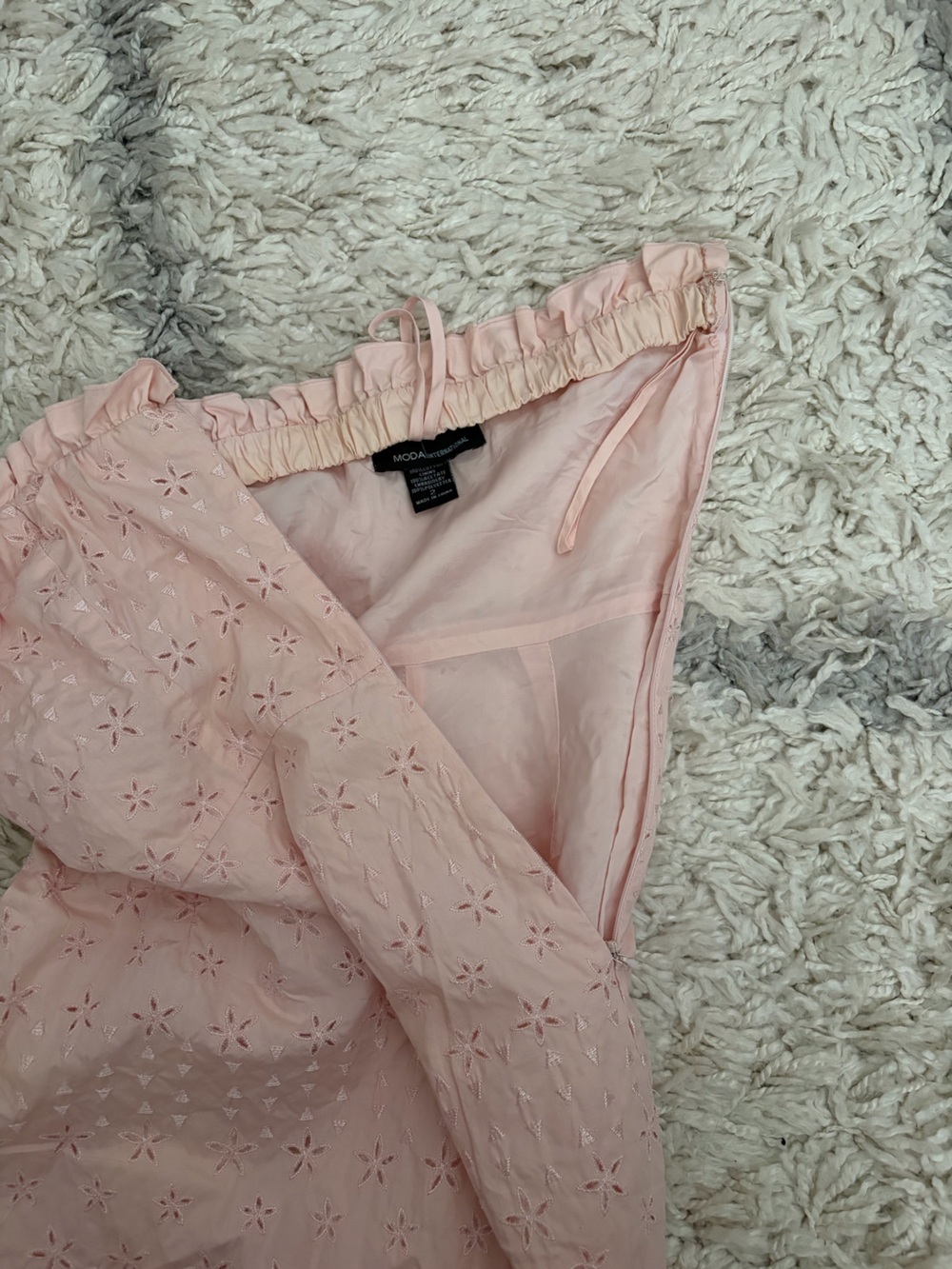 Moda International Pink Strapless Dress - Picture 4 of 7